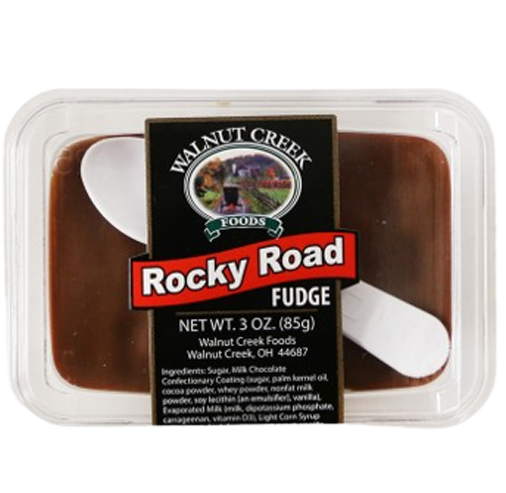 All City Candy Walnut Creek Rocky Road Fudge Cup 2.5 oz. Fudge Walnut Creek Foods For fresh candy and great service, visit www.allcitycandy.com