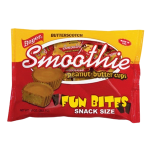 Boyer Butterscotch Smoothie Peanut Butter Cups Fun Bites Snack Size - 10-oz. Bag