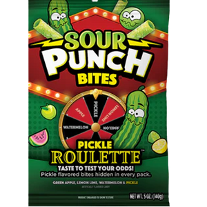All City Candy Sour Punch Bites Pickle Roulette 5 oz Bag American Licorice Company For fresh candy and great service, visit www.allcitycandy.com