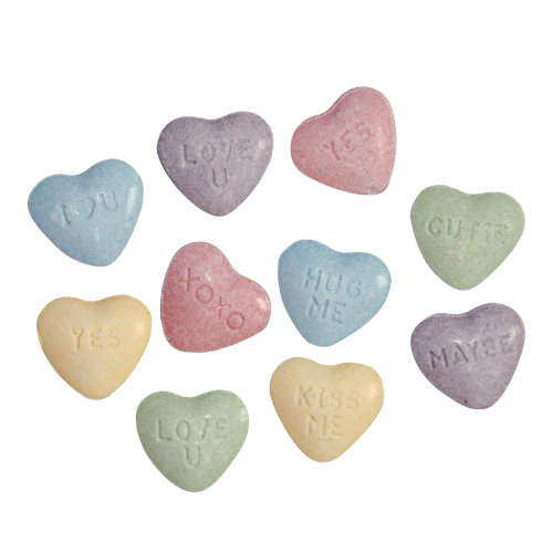 Sweetarts Candy, Conversation Hearts - 10 oz