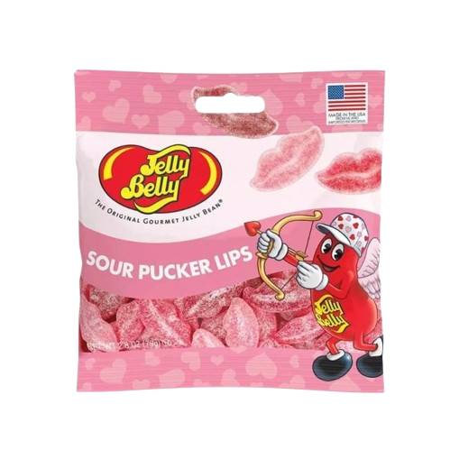 All City Candy Jelly Belly Sour Pucker Lips - 2.8-oz. Bag Jelly Belly For fresh candy and great service, visit www.allcitycandy.com