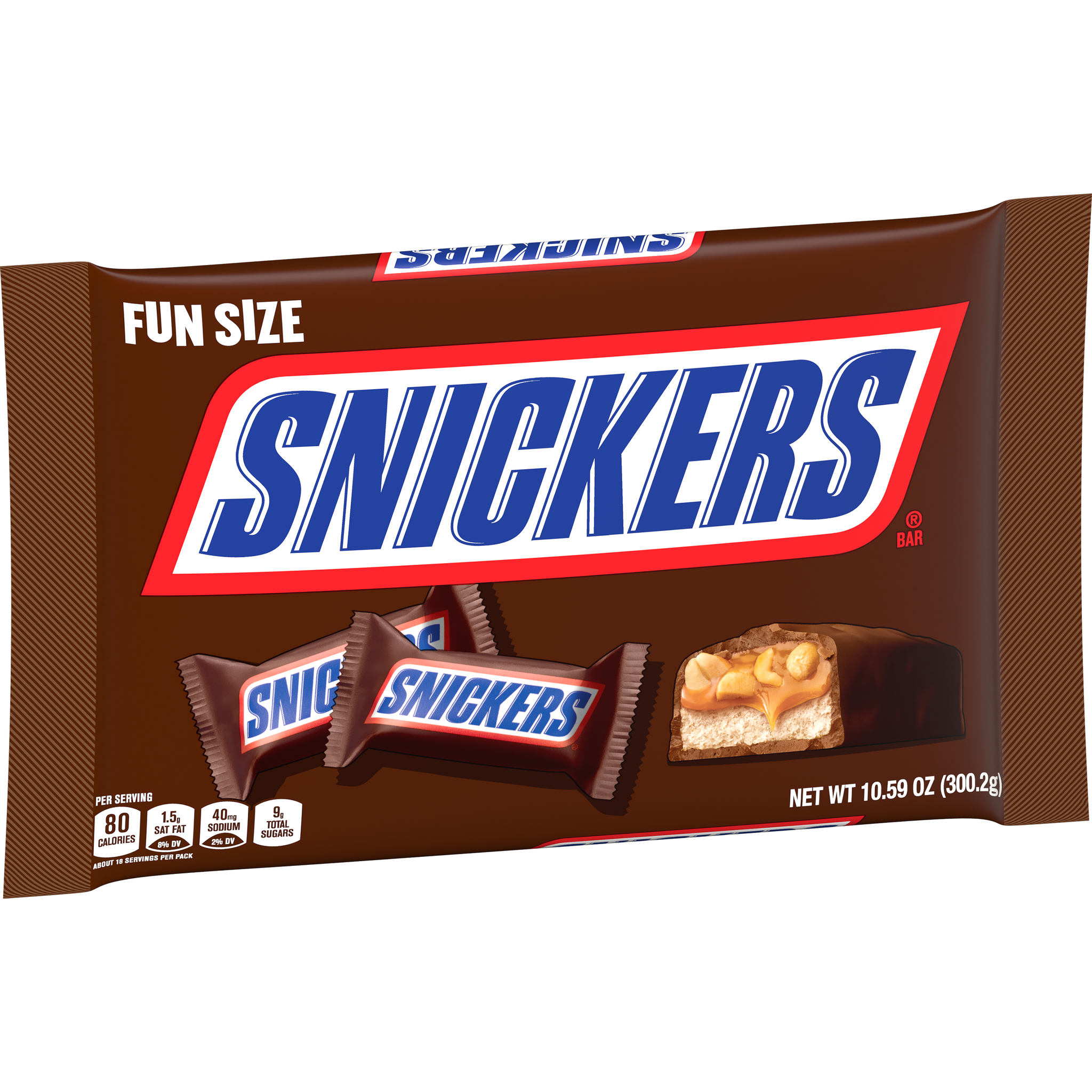 Snickers Fun Size Candy Bars - 10.59-oz. Bag at allcitycandy.com for all your candy needs. we make you feel like a kid in a candy store.