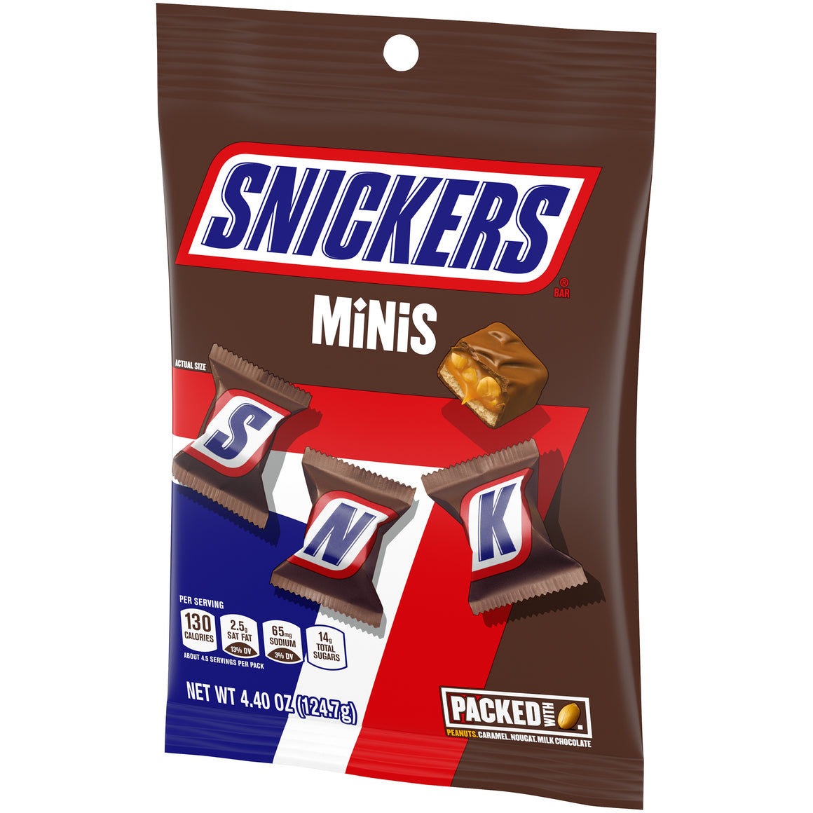 Snickers Minis Candy Bars - 4.4-oz. Bag visit www.allcitycandy.com for fresh and delicious sweet candy treats