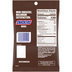 Snickers Minis Candy Bars - 4.4-oz. Bag visit www.allcitycandy.com for fresh and delicious sweet candy treats