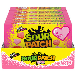 All City Candy Sour Patch Hearts Valentine Theater Box 3.1 oz. 1 Box Mondelez International For fresh candy and great service, visit www.allcitycandy.com