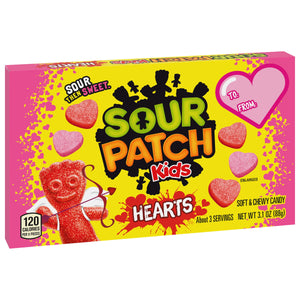 Sour Patch Hearts Valentine Theater Box 3.1 oz.