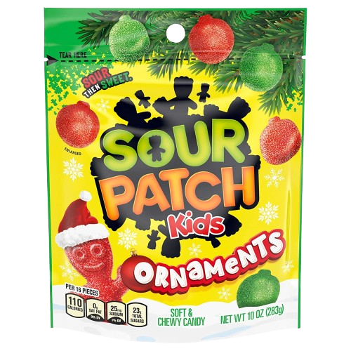 Sour Patch Kids Festive Ornaments - 10 oz. Bag