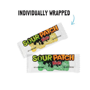 All City Candy Sour Patch Kids Soft & Chewy Candy - 240-Piece Box Bulk Wrapped Mondelez International For fresh candy and great service, visit www.allcitycandy.com