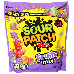 Sour Patch Kids Assorted Fruits Mix 11.03 oz. Bag - Visit www.allcitycandy.com for great candy and delicious treats!