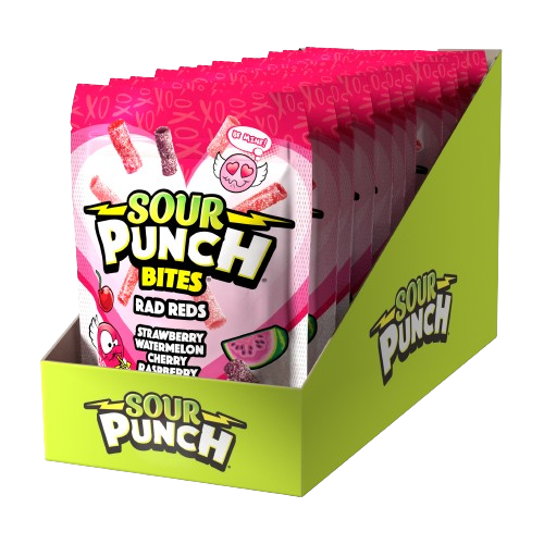 Valentine's Sour Punch Bites Rad Reds 9 oz. Bag
