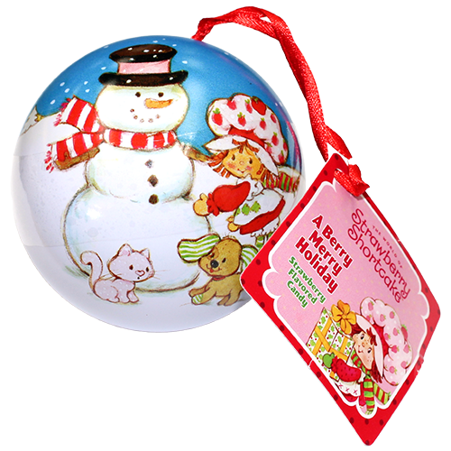 Strawberry Shortcake Berry Merry Holiday 1.5 oz. Tin - Visit www.allcitycandy.com for great candy, service and delicious treats.