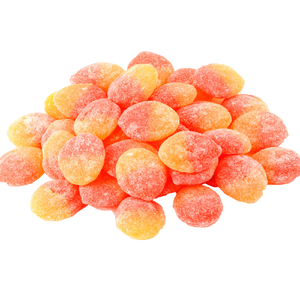 All City Candy Canada Company Gummy Sweet Peaches - Bulk Bag Bulk Unwrapped Canada Candy For fresh candy and great service, visit www.allcitycandy.com