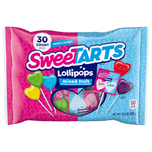 All City Candy Sweetarts Lollipops 30 Count Mixed Fruit 16.9 oz. Bag Ferrara Candy For fresh candy and great service visit www.allcitycandy.com