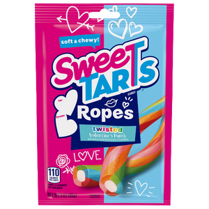 All City Candy Sweetarts Ropes Twisted Valentine's Punch 3 oz. Bag Valentine's Day Ferrara Candy Company For fresh candy and great service, visit www.allcitycandy.com