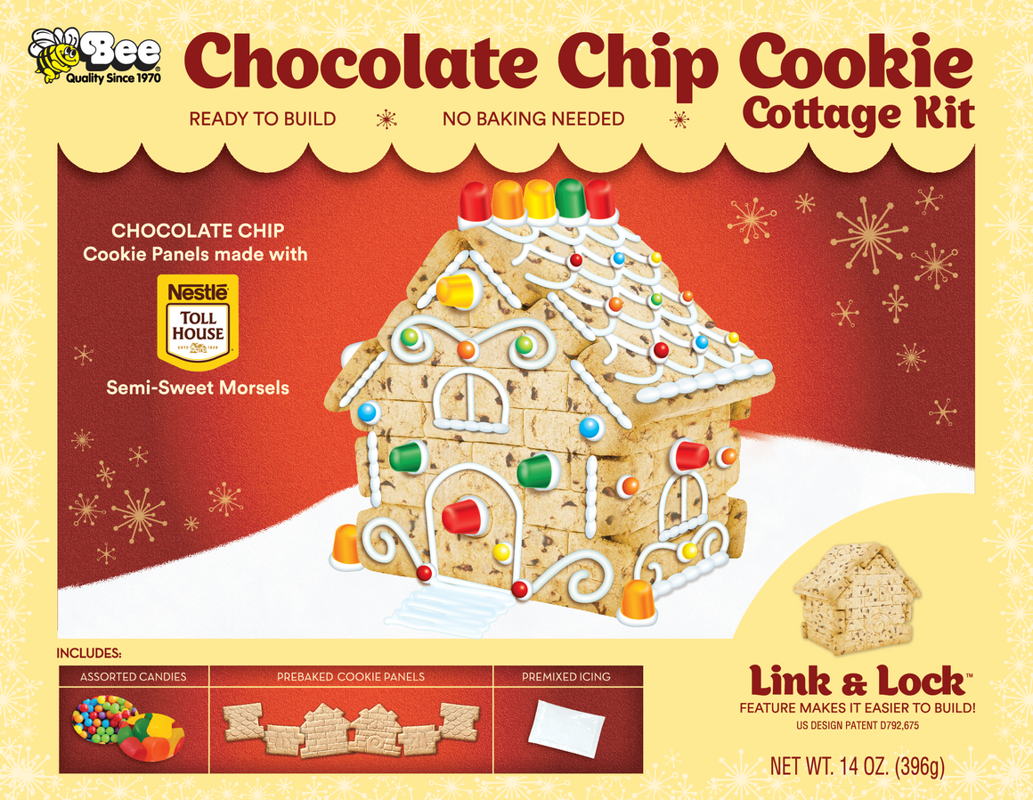 Bee Nestle Toll House Chocolate Chip Cookie Cottage Kit 14 oz.