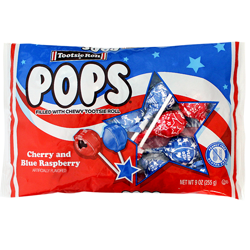 All City Candy Tootise USA Flag Pops 9 oz Bag Tootsie Roll Industries For fresh candy and great service, visit www.allcitycandy.com