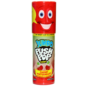 All City Candy Topps Jumbo Push Pop 1.06 oz - Case of 18 For fresh candy and great service, visit www.allcitycandy.com