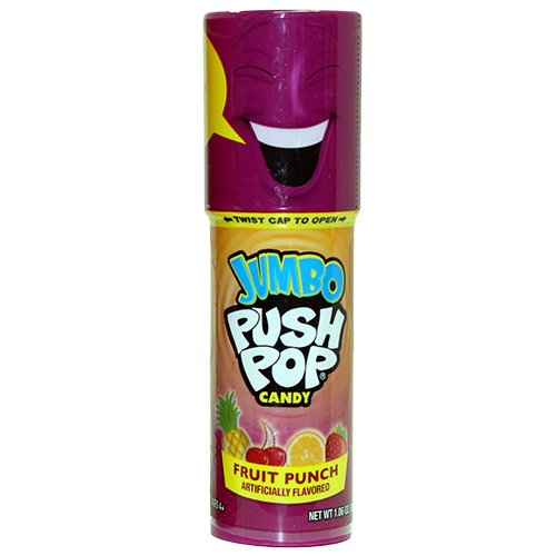 All City Candy Topps Jumbo Push Pop 1.06 oz - Case of 18 For fresh candy and great service, visit www.allcitycandy.com