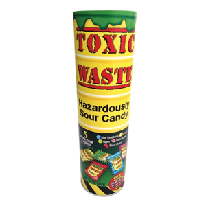 All City Candy Toxic Waste Hazardously Sour Candy Bank 9" Novelty Stichler Products For fresh candy and great service, visit www.allcitycandy.com