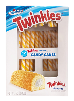 Hostess Twinkies flavored Candy Canes 5.3 oz. Box