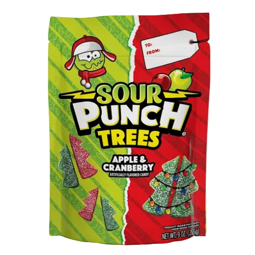Sour Punch Shapes Trees 9 oz. Bag - Discover www.allcitycandy.com for bulk candy, chocolates, gummies & seasonal sweets. Perfect for parties, gifts & everyday treats—shop your favorites now!