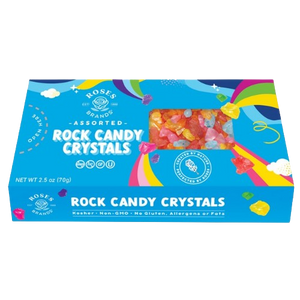 Roses Brand Assorted Rock Candy Crystals 2.5 oz. Box - For fresh candy and great service, visit www.allcitycandy.com