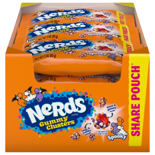 Nerds Halloween Gummy Clusters 3 oz. Bag  - Visit www.allcitycandy.com for great candy and delicious treats! 