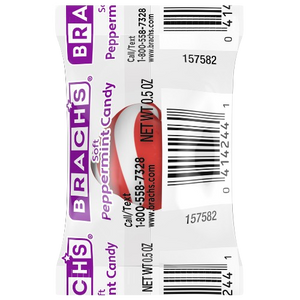 Brach's Soft Peppermint Candy Puffs 160 Count Tub 28 oz. - Visit www.allcitycandy.com for great candy and delicious treats! 