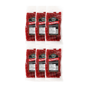 Walnut Creek Jumbo Red Raspberry Licorice Twists - 8-oz. Bag - All Walnut Creek Jumbo Red Raspberry Licorice Twists - 8-oz. Bag - All
