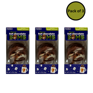 3 Pack Frankford Mummy Hot Chocolate Bomb 1.6 oz.  - For fresh candy and great service, visit www.allcitycandy.com