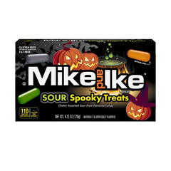 Mike and Ike Halloween Sour Spooky Treats 4.25 oz. Theater Box