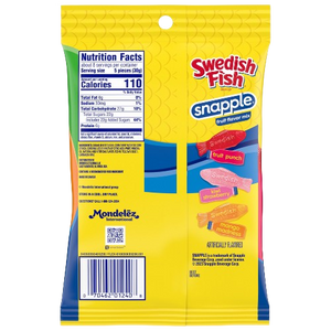 Swedish Fish Snapple Flavor 8.04 oz. Bag - Visit www.allcitycandy.com for great candy and delicious treats! 