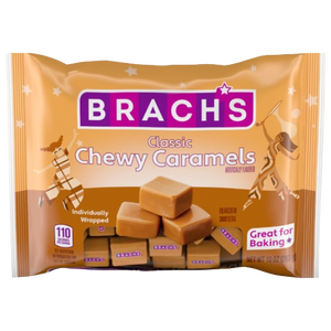 Brach's Classic Chewy Caramels 10 oz. Bag - Visit www.allcitycandy.com for great candy and delicious treats!