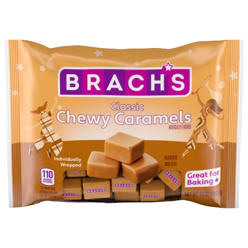 Brach's Classic Chewy Caramels 10 oz. Bag - Visit www.allcitycandy.com for great candy and delicious treats!