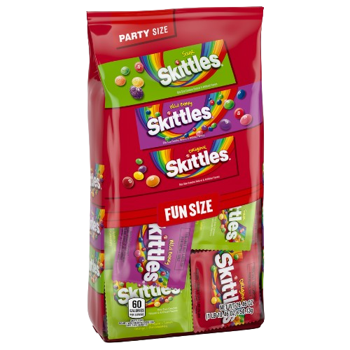 Skittles Mixed Variety Fun Size 26.46 oz. Bag - Visit www.allcitycandy.com for great candy and delicious treats! 