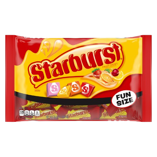 Starburst Original Fruit Chews Fun Size 10.58 oz. Bag - Visit www.allcitycandy.com for great candy and delicious treats!