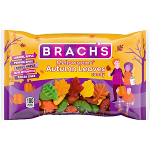 Brach's  Mellowcreme Autumn Leaves Candy 8 oz. Bag - Visit www.allcitycandy.com for great candy and delicious treats! 