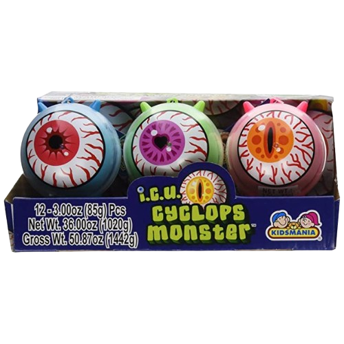 All City Candy I.C.U. Cyclops Monster Jawbreaker Novelty Kidsmania For fresh candy and great service, visit www.allcitycandy.com