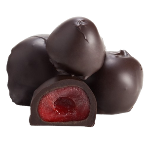 Dark Chocolate Cherry Cordials 1 lb. Gift Box - Visit www.allcitycandy.com for great candy and delicious treats! 