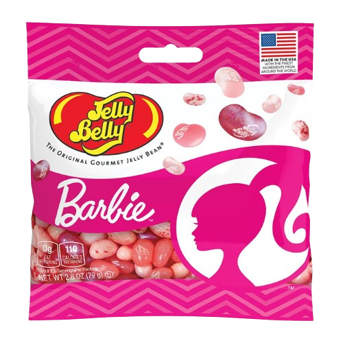 Visit www.allcitycandy.com for great service and delicious treats - Jelly Belly Barbie Jelly Beans 2.8 oz. Bag