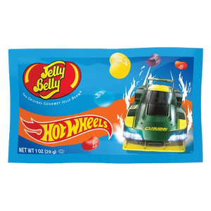 Visit www.allcitycandy.com for great candy and delicious treats - Jelly Belly Hot Wheels Jelly Beans 1 oz. Pouch.