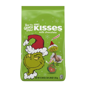 Hershey's How the Grinch Stole Christmas Milk Chocolate Kisses 37.28 oz. Bag - Visit www.allcitycandy.com for great candy and delicious treats! 