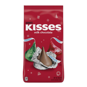 Hershey's Christmas Milk Chocolate Kisses 39.52 oz. Bag - Visit www.allcitycandy.com for great candy, service and delicious treats! 