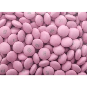 M&M Milk Chocolate Pink 1 lb. Bulk Bag - Visit www.allcitycandy.com for great candy, service and delicious treats! 