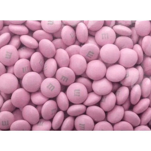 M&M Milk Chocolate Pink 1 lb. Bulk Bag - Visit www.allcitycandy.com for great candy, service and delicious treats! 