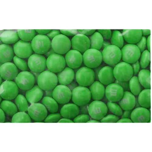 M&M Milk Chocolate Green 1 lb. Bulk Bag - Visit www.allcitycandy.com for great candy, service and delicious treats! 