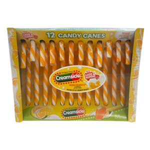 Good Humor Creamsicle Candy Canes 12 count 5.29 oz. Box - Visit www.allcitycandy.com for great candy, service and delicious treats! 