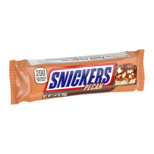 Snickers Pecan Chocolate Bar 1.4 oz. - Visit www.allcitycandy.com for great candy, service and delicious treats! 