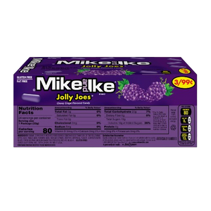 Mike and Ike Jolly Joes 0.78 oz. Box - Visit www.allcitycandy.com for great candy, service and delicious treats!