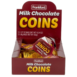 Frankford Milk Chocolate Gold Coins 1.27 oz. Mesh Bag